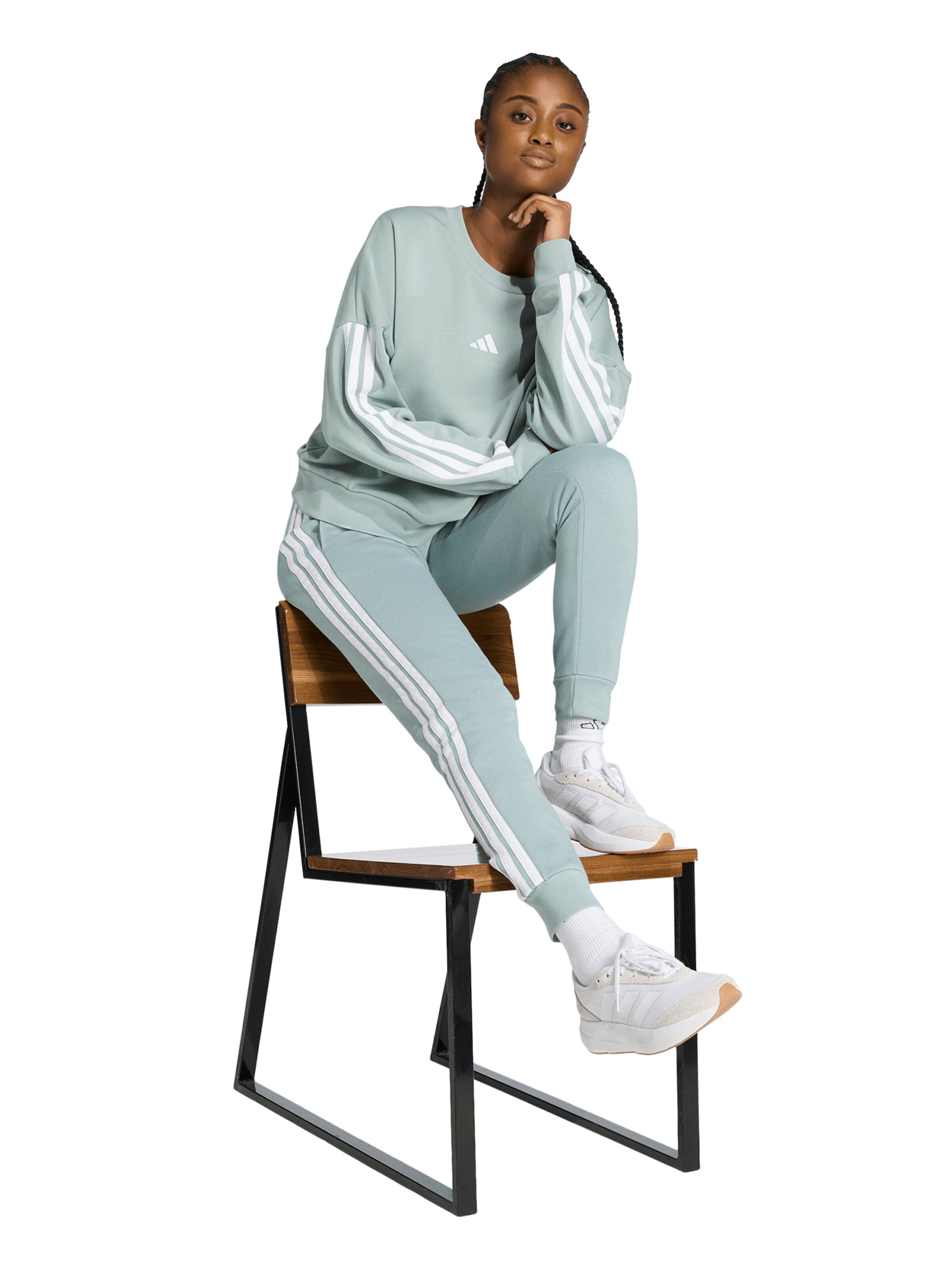 ADIDAS SPORTSWEAR Sport sweatshirt 'Essentials' i grön