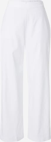 Calvin Klein - Pierna ancha Pantalón en blanco: frente
