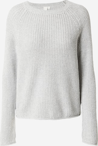 Pull-over QS en gris : devant