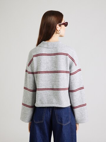 PIECES Sweater 'PCALIMA' in Grey