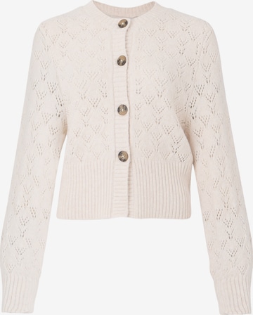 JDY Вязаная кофта 'JDYAMANDA' в Бежевый: спереди