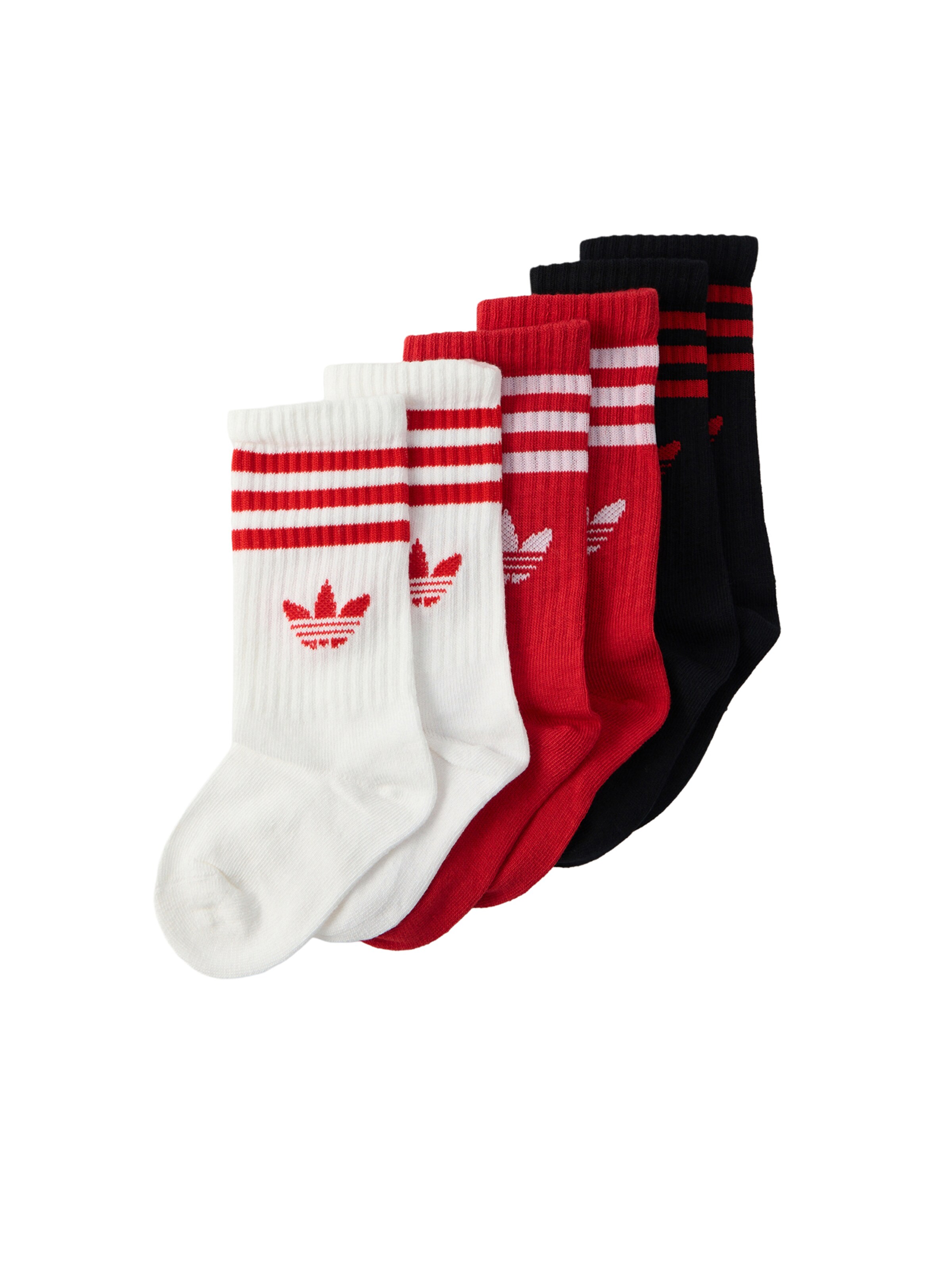 Chaussettes ADIDAS ORIGINALS en rouge : devant