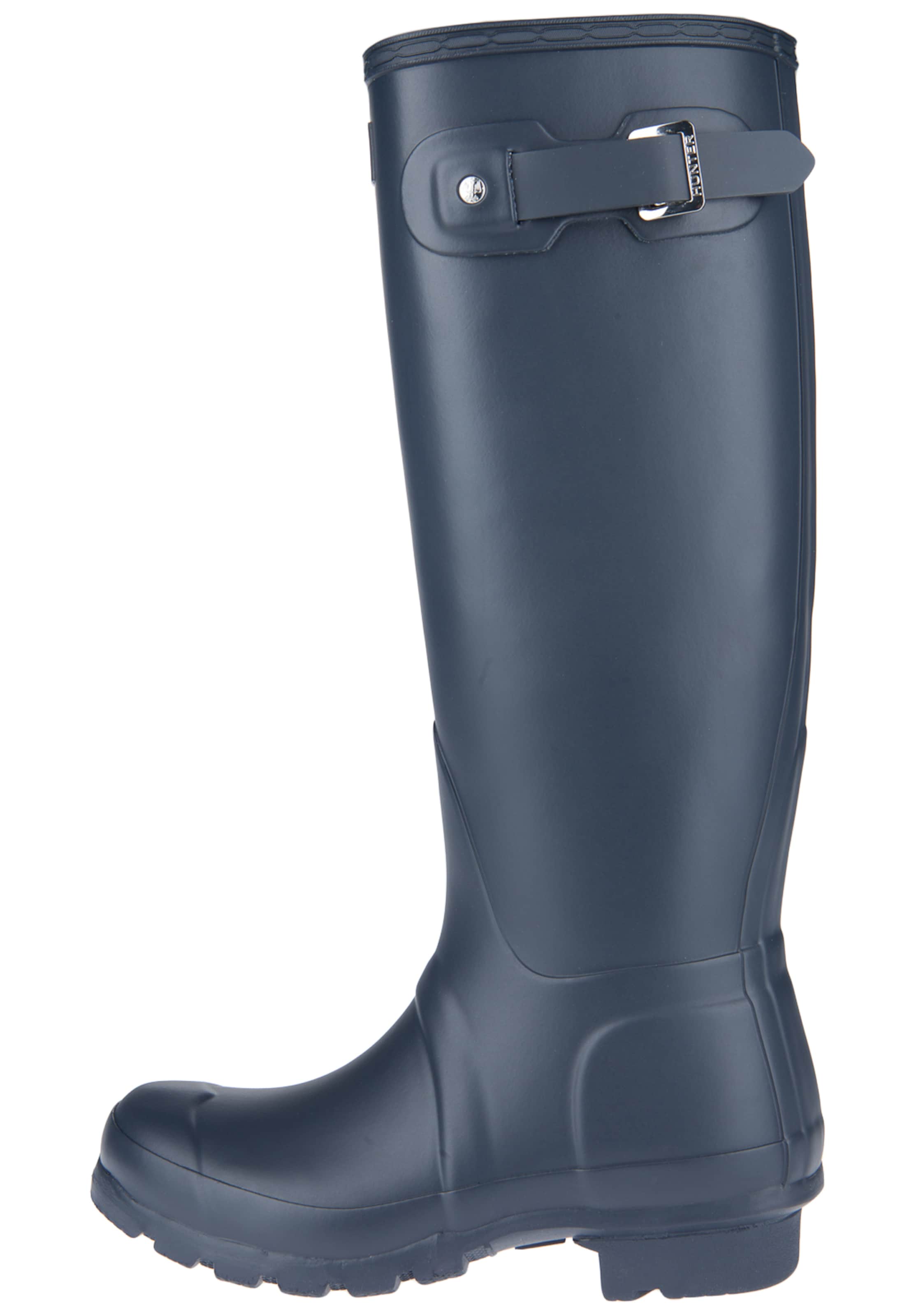 zils HUNTER Gumijas zābaki 'Womens Original Tall': no sāniem
