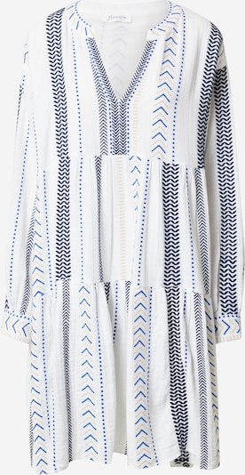Flowers for Friends Vestido camisero 'Kufiya' en azul / blanco, Vista del producto