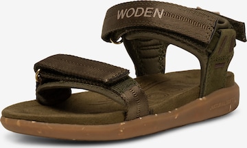WODEN Kids Sandale ' Cirkeline ' in Grün: Vorderseite