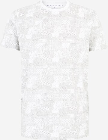 T-Shirt AÉROPOSTALE en blanc : devant