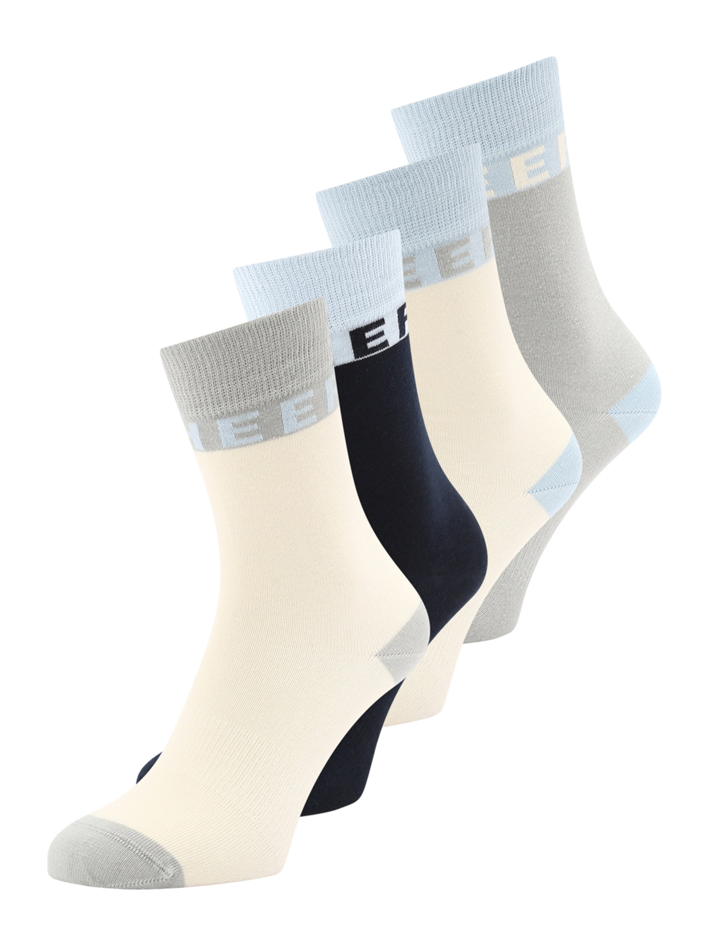 CHEERIO* Къси чорапи 'Best Friend' в синьо: отпред