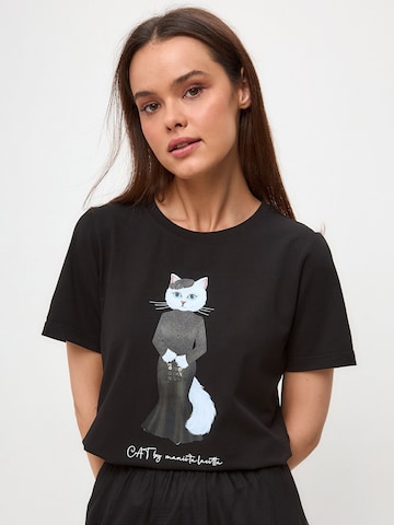 CAT by Maniita Lacitta Shirt in Zwart