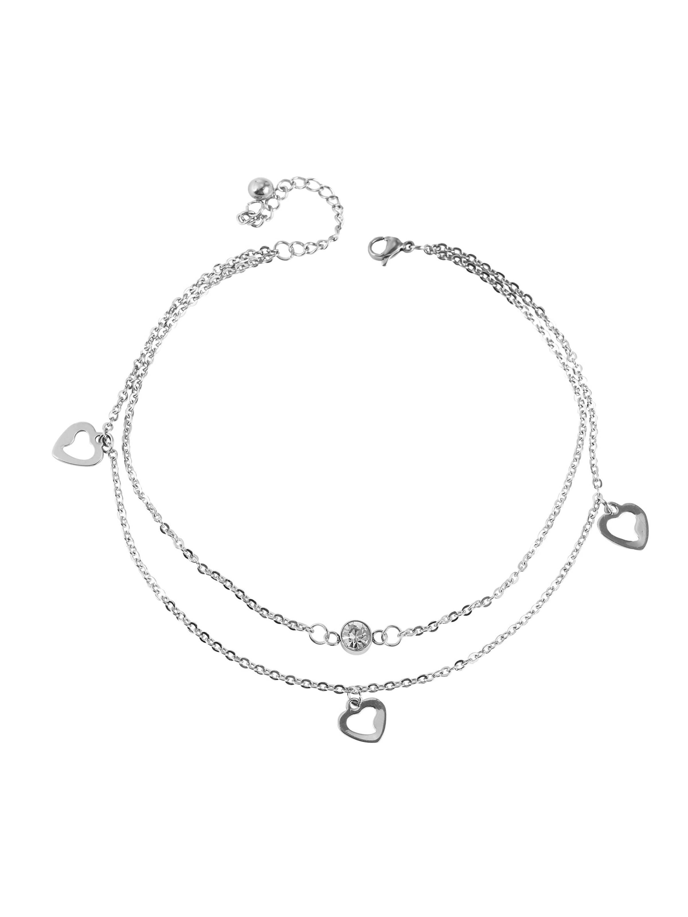 Akzent Foot Jewelry 'Felire, langlebig' in Silver: front