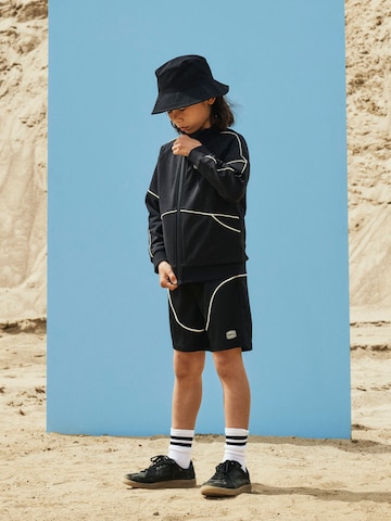 NAME IT - Sudadera con cremallera en negro