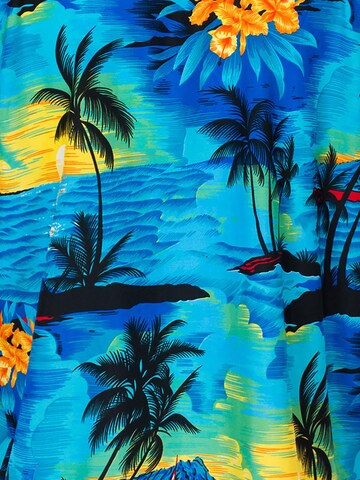King Kameha Scarf 'Surf' in Blue