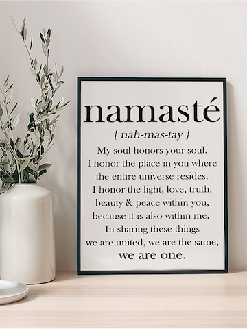 Liv Corday Image 'Namaste' in White