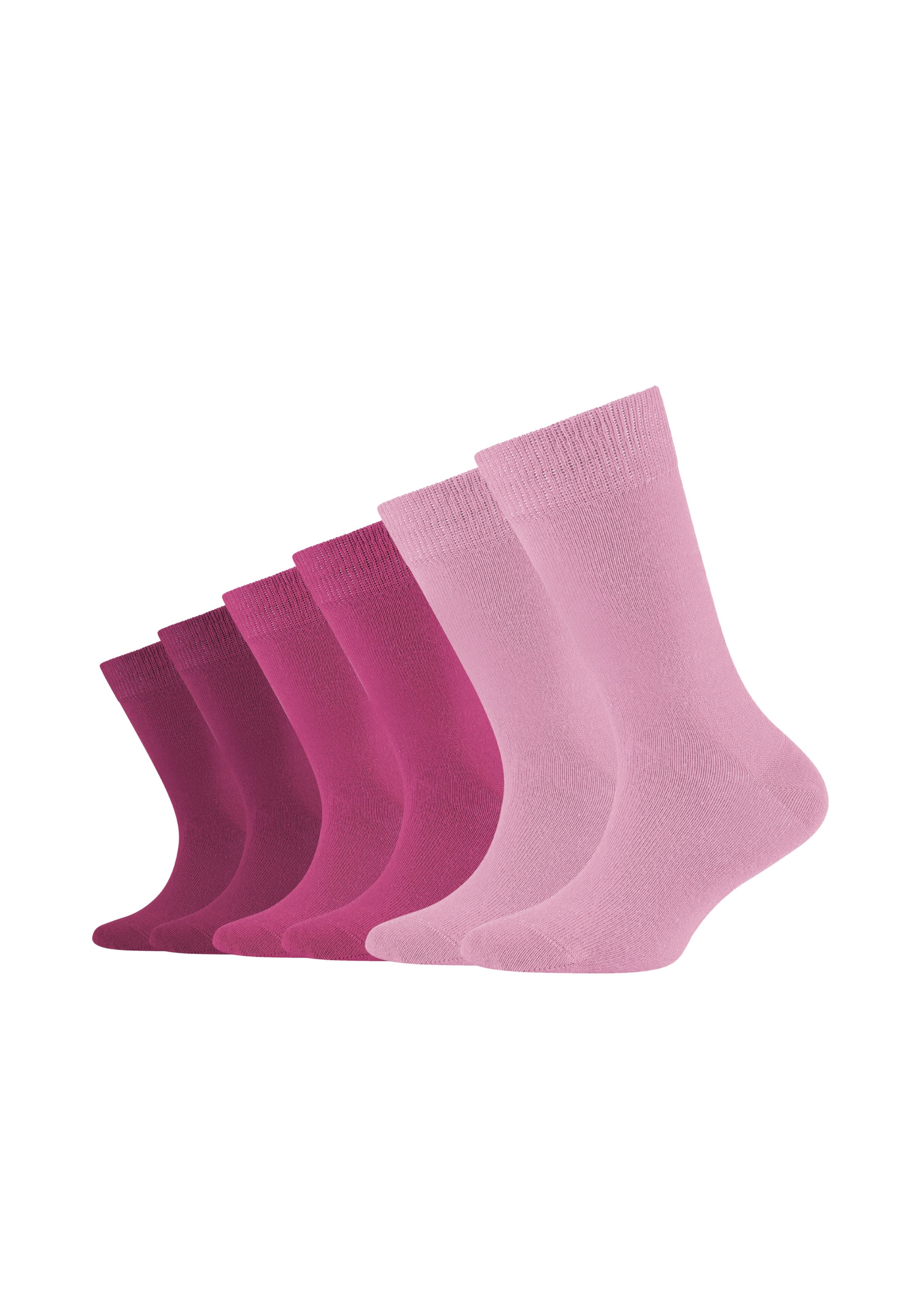 camano Socks in Pink: front