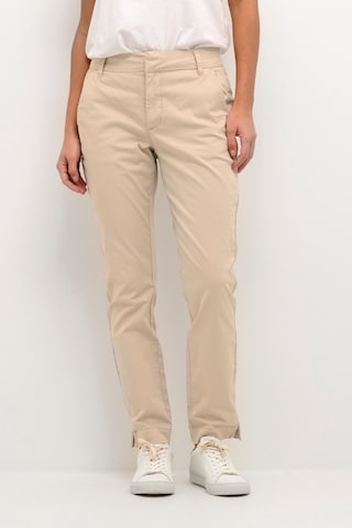 Kaffe Slim fit Pants in Grey: front