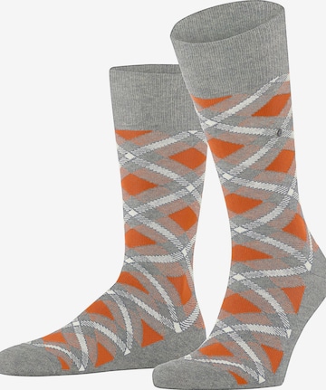 BURLINGTON Socks 'Tartan' in Grey: front