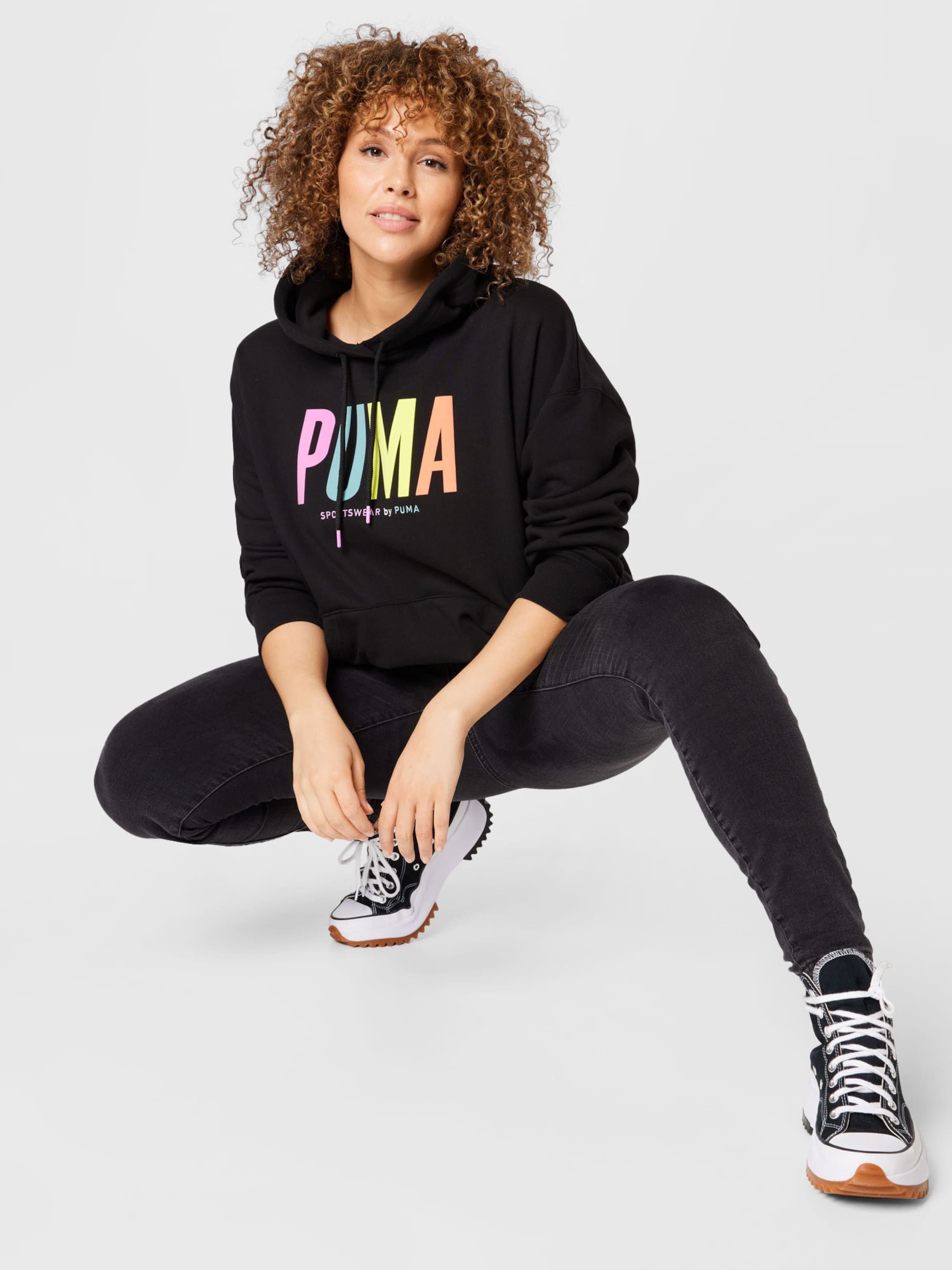 Frauen Sportarten PUMA Sportsweatshirt in Schwarz - KD28699 Frauen Sportarten PUMA Sportsweatshirt in Schwarz - KD28699