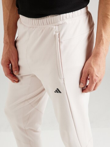 ADIDAS PERFORMANCE Tapered Sporthose in Pink