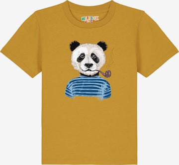 watabout.kids Shirt 'Panda' in Yellow: front