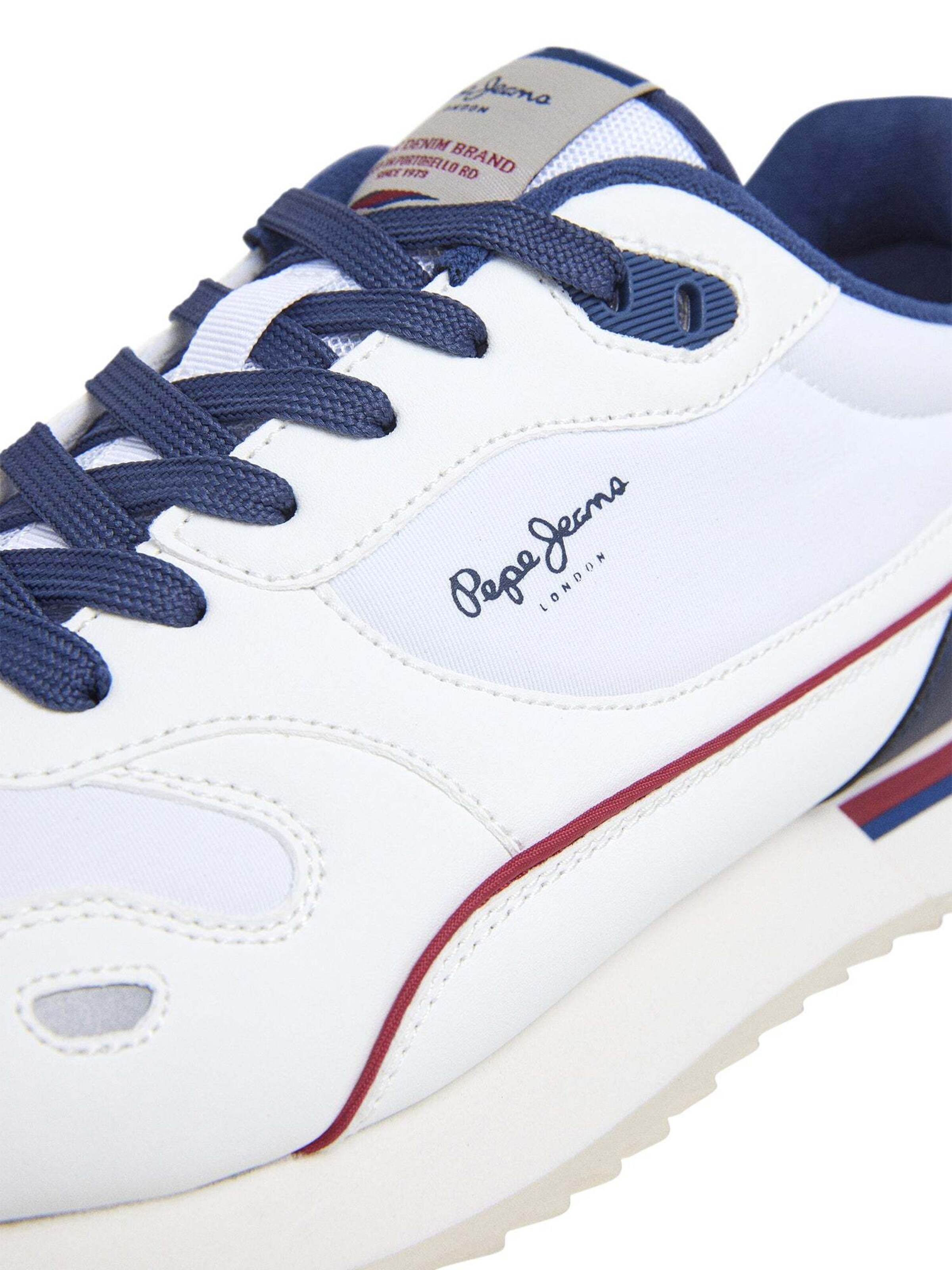 Baskets basses 'Bexley South' Pepe Jeans en blanc