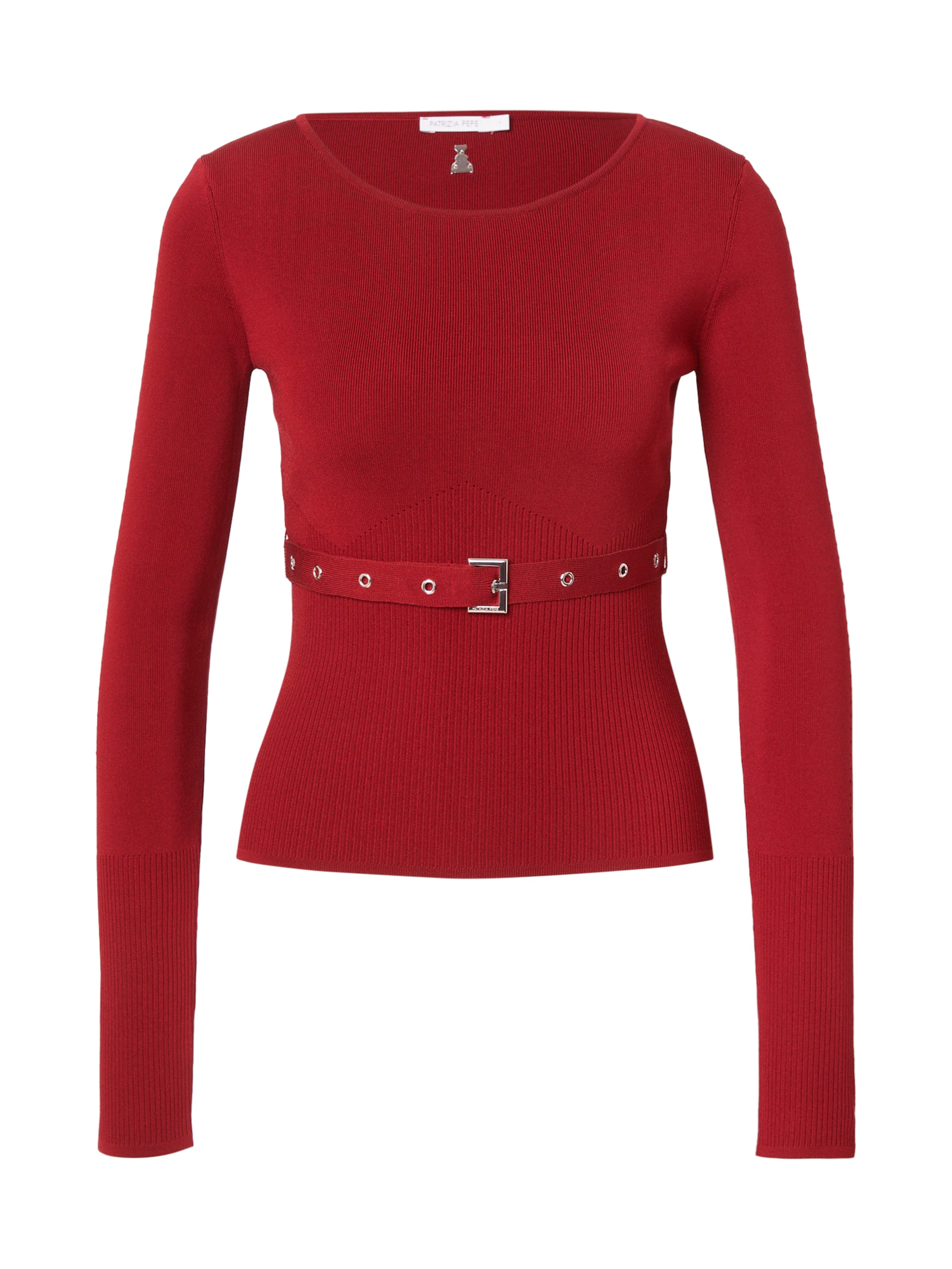 PATRIZIA PEPE - Jersey en rojo: frente