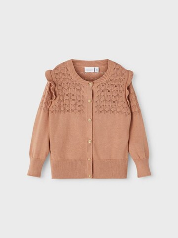 Cardigan 'Osigne' NAME IT en marron