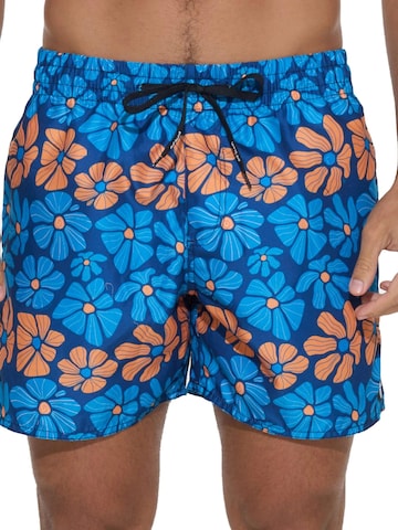 69Slam - Bermudas 'BAÑADOR SAMOA CINTURA ELÁSTICA FLOWER POWER' en Mezcla de colores: frente