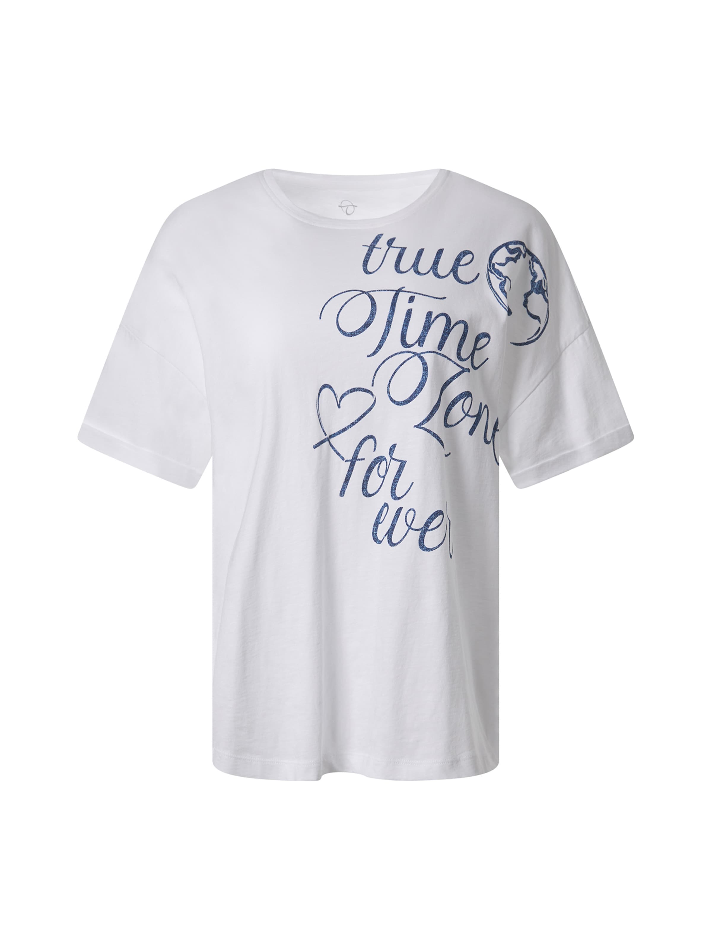 TIMEZONE T-Shirt 'Boxy' in Weiß: Vorderseite