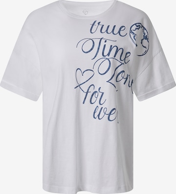 TIMEZONE T-Shirt 'Boxy' in Weiß: Vorderseite