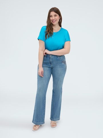 Haut Fiorella Rubino en bleu