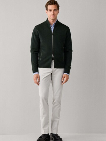Hackett London Gebreid vest 'MILANO' in Groen