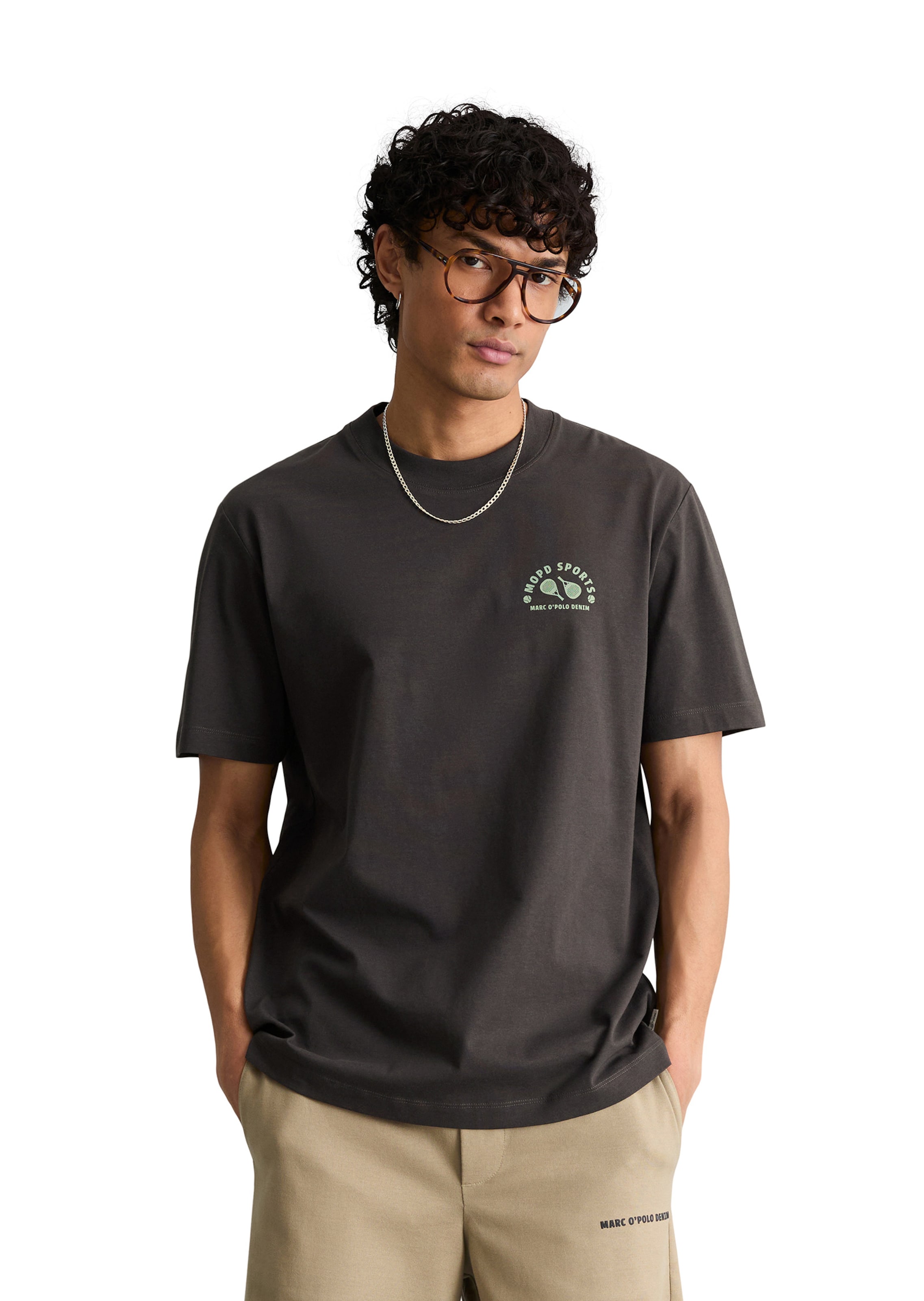 Marc O'Polo DENIM Shirt in Grijs: voorkant