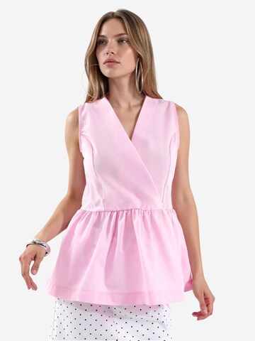 MSN Collection Blouse 'Blusen' in Pink: front