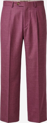 Regular Pantalon Il Lanificio en rose : devant