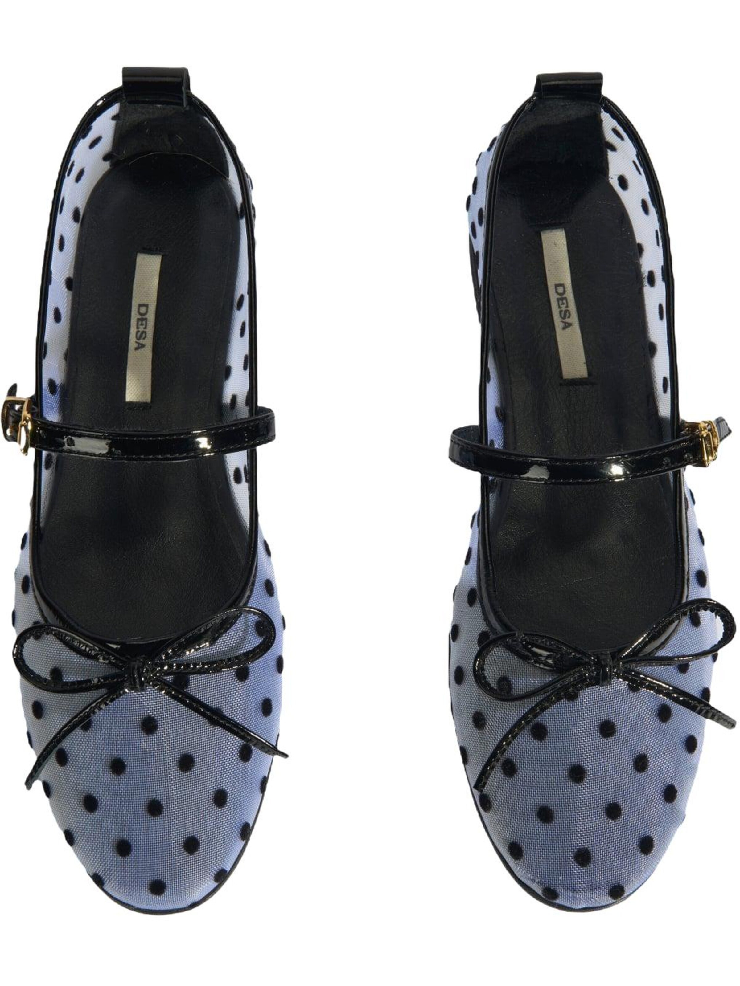 Desa Ballet Flats 'Ballettschuhe' in Black