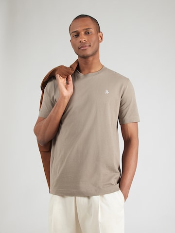 Marc O'Polo Shirt in Beige: front