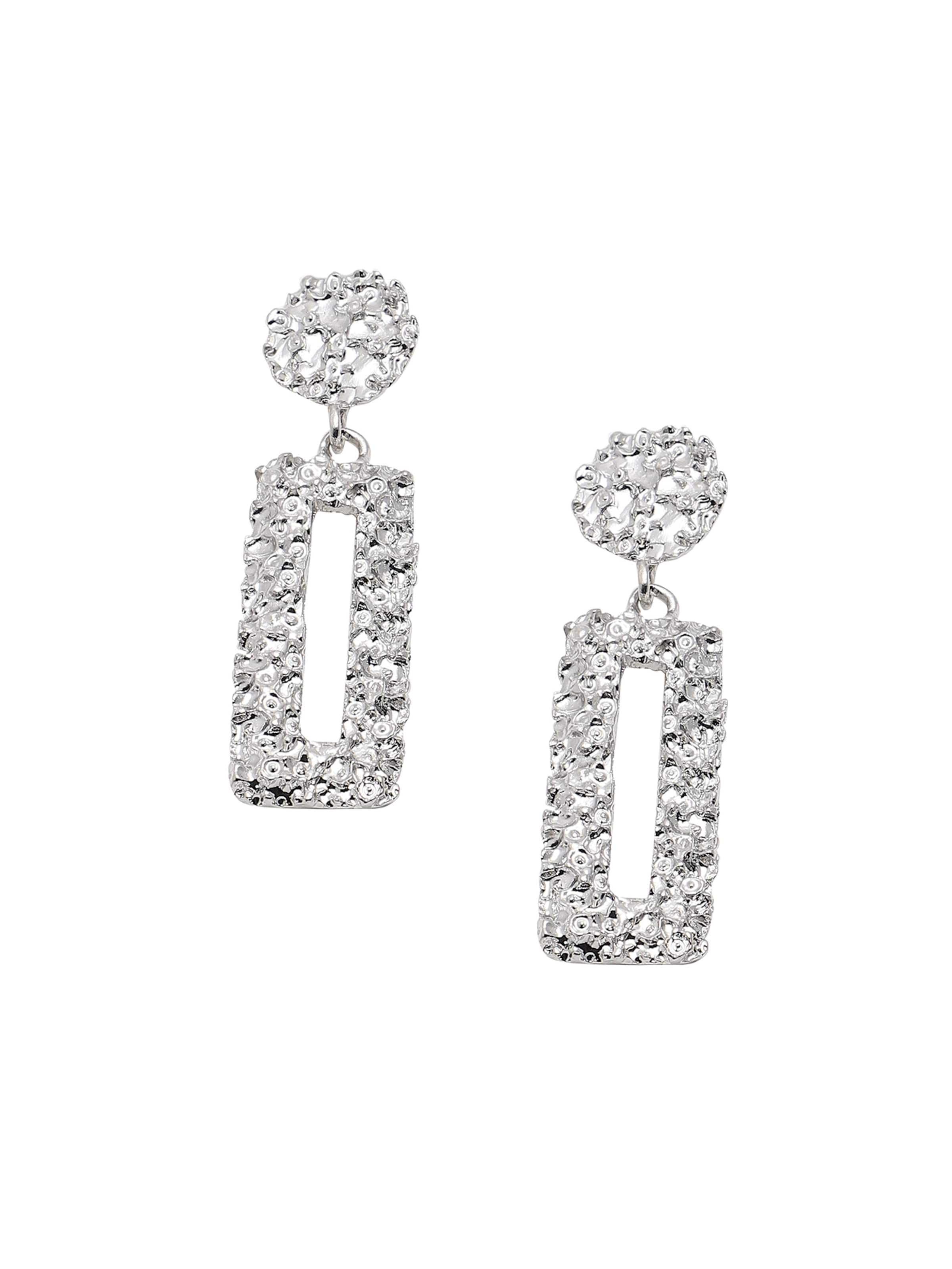 SOHI Náušnice - Strieborná: predná strana