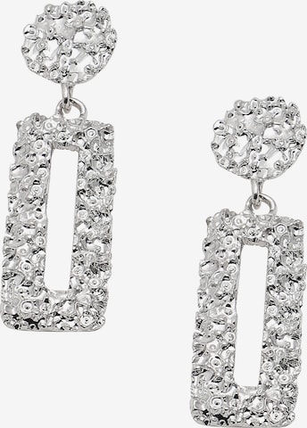 SOHI Earrings in Silver: front
