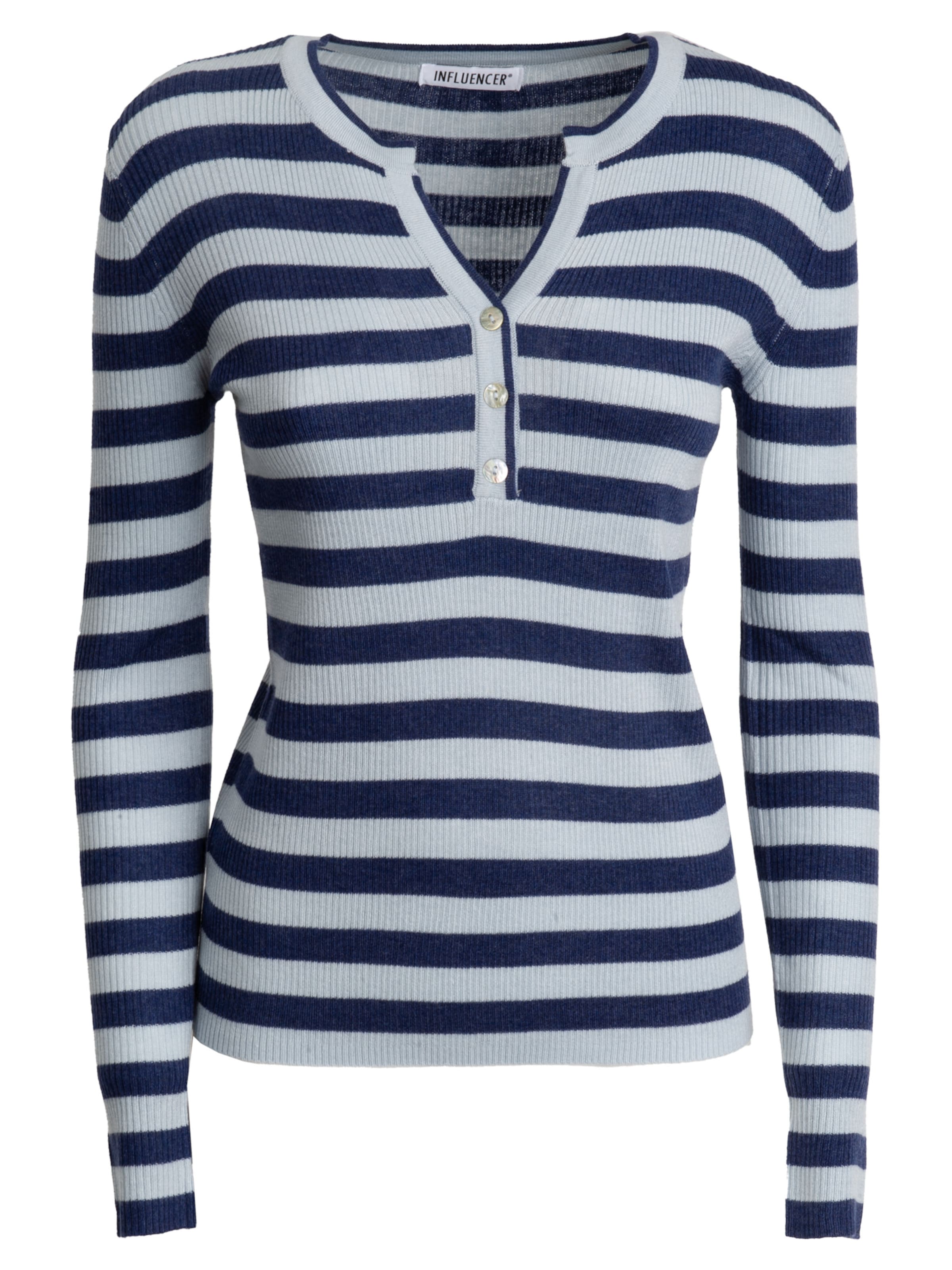 Maglietta di Influencer in blu: frontale