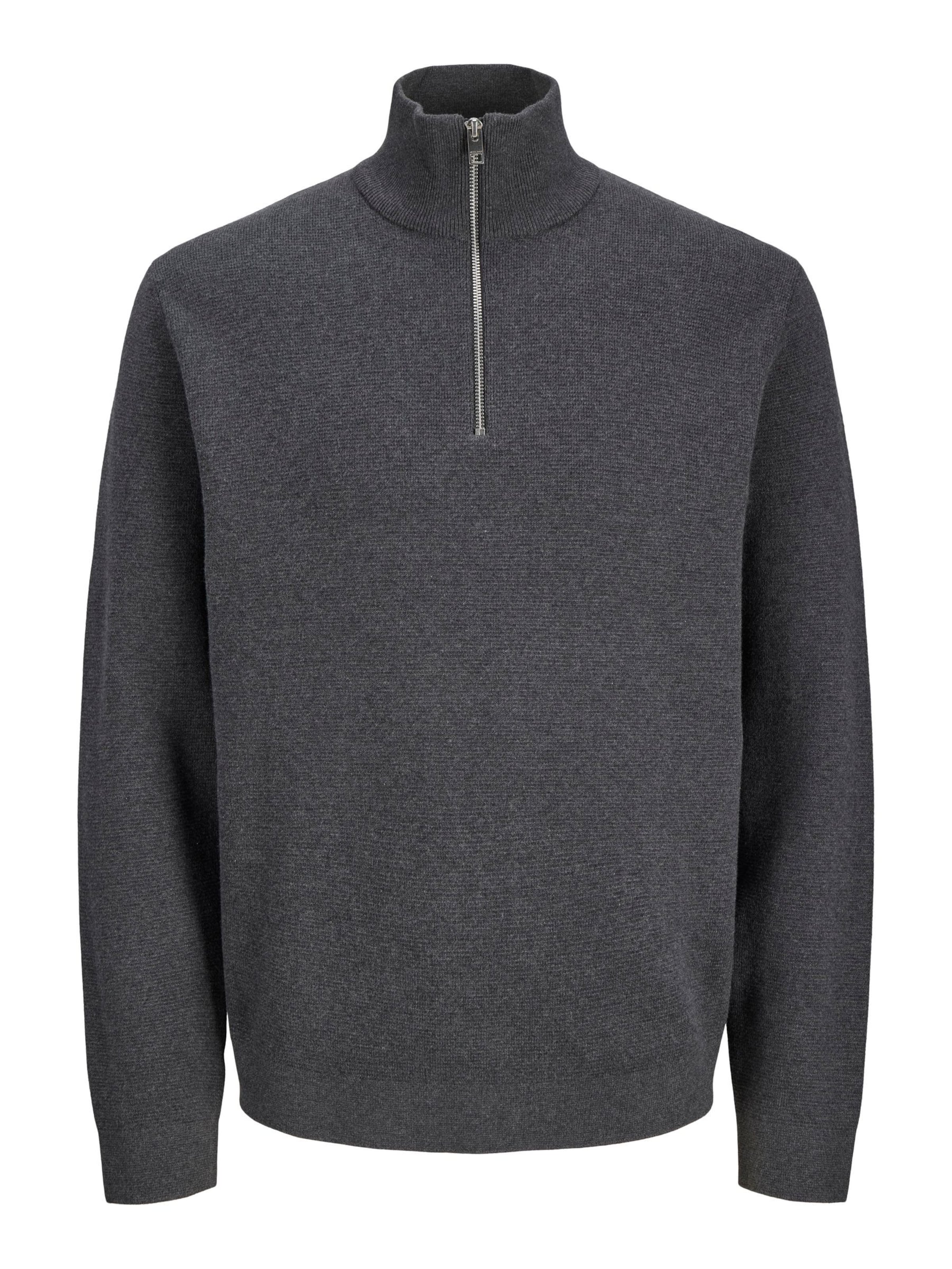Jack & Jones Premium Sweater 'JPRBlamilano' in Grey: front