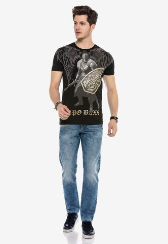 CIPO & BAXX T-Shirt 'VIKING WARRIOR' in Mischfarben