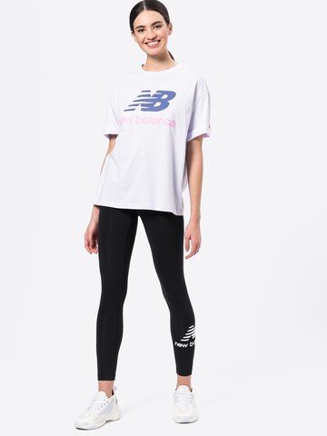 Tricou supradimensional de la new balance pe gri