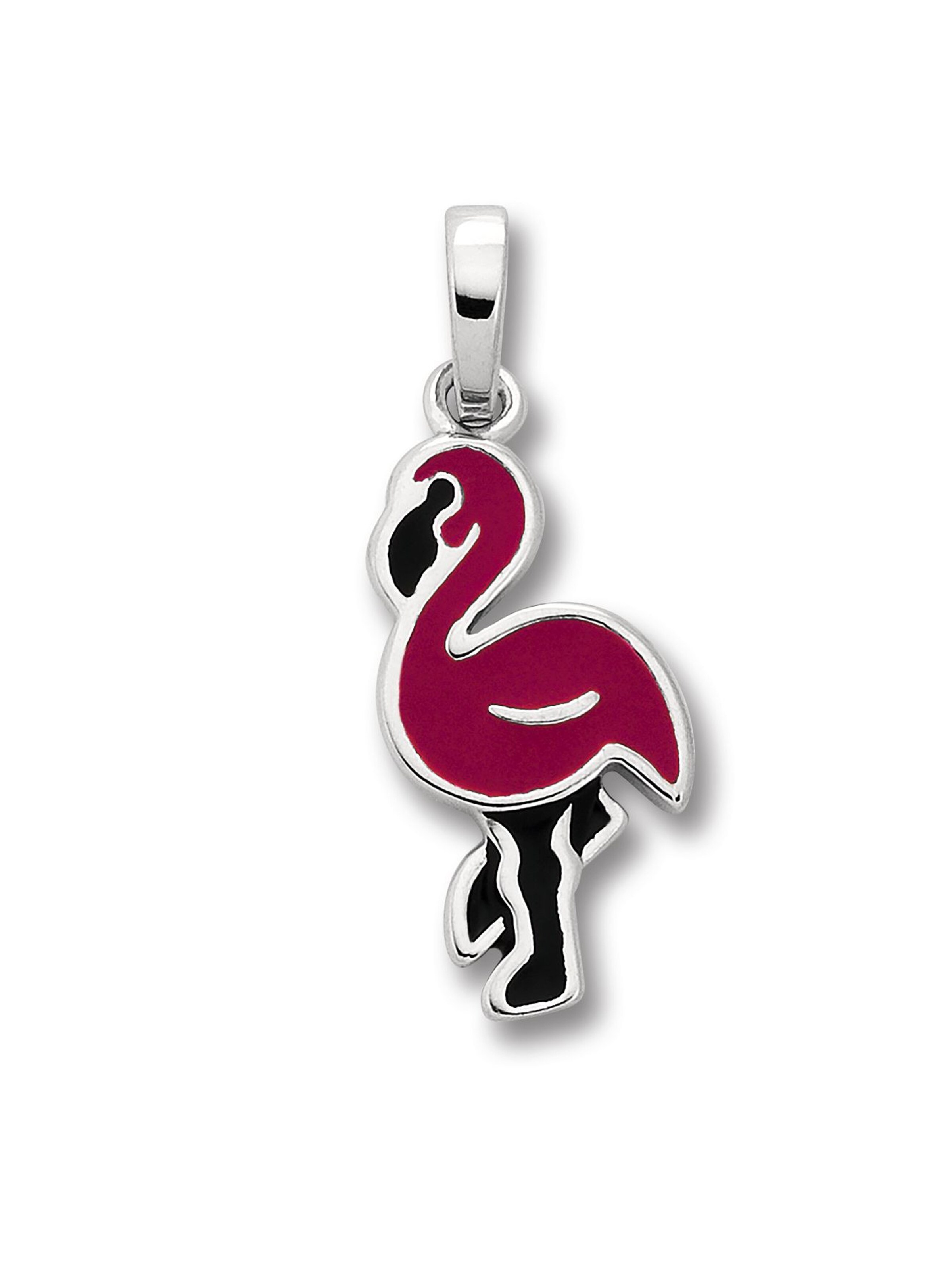 ONE ELEMENT Pendant 'Flamingo' in Silver: front