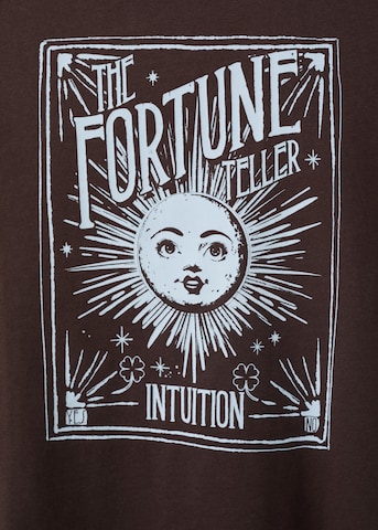 MANGO T-shirt 'ILUSTRA3' i brun