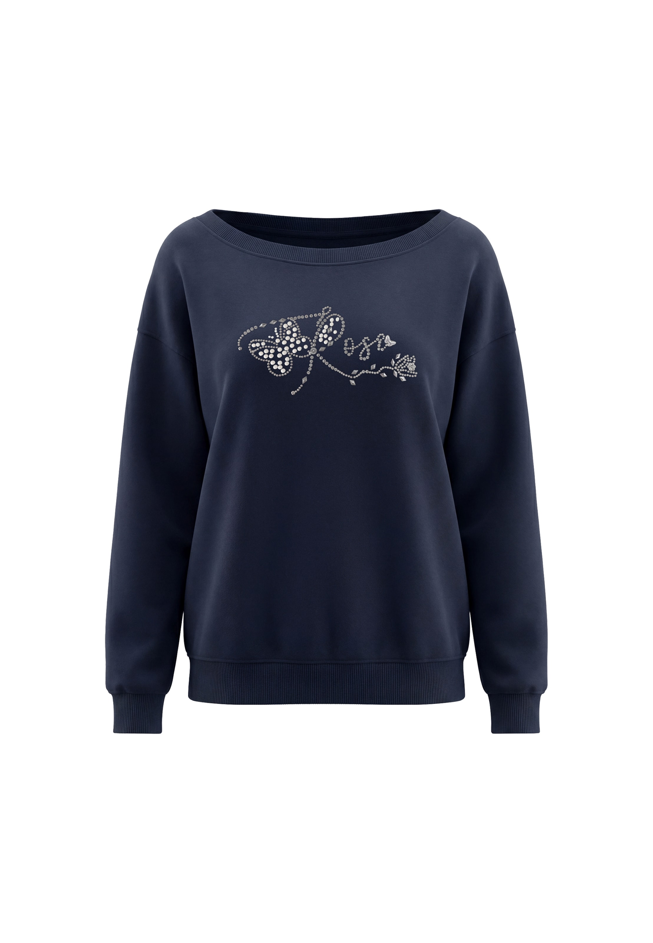 Sweat-shirt MYMO en bleu : devant