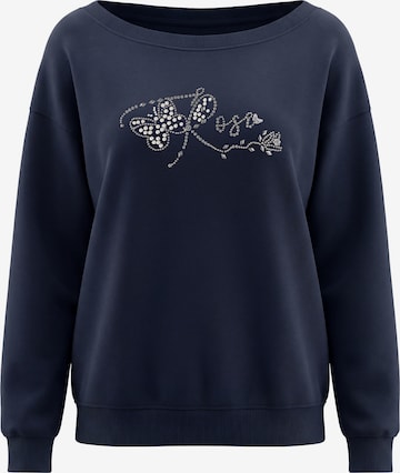 Sweat-shirt MYMO en bleu : devant