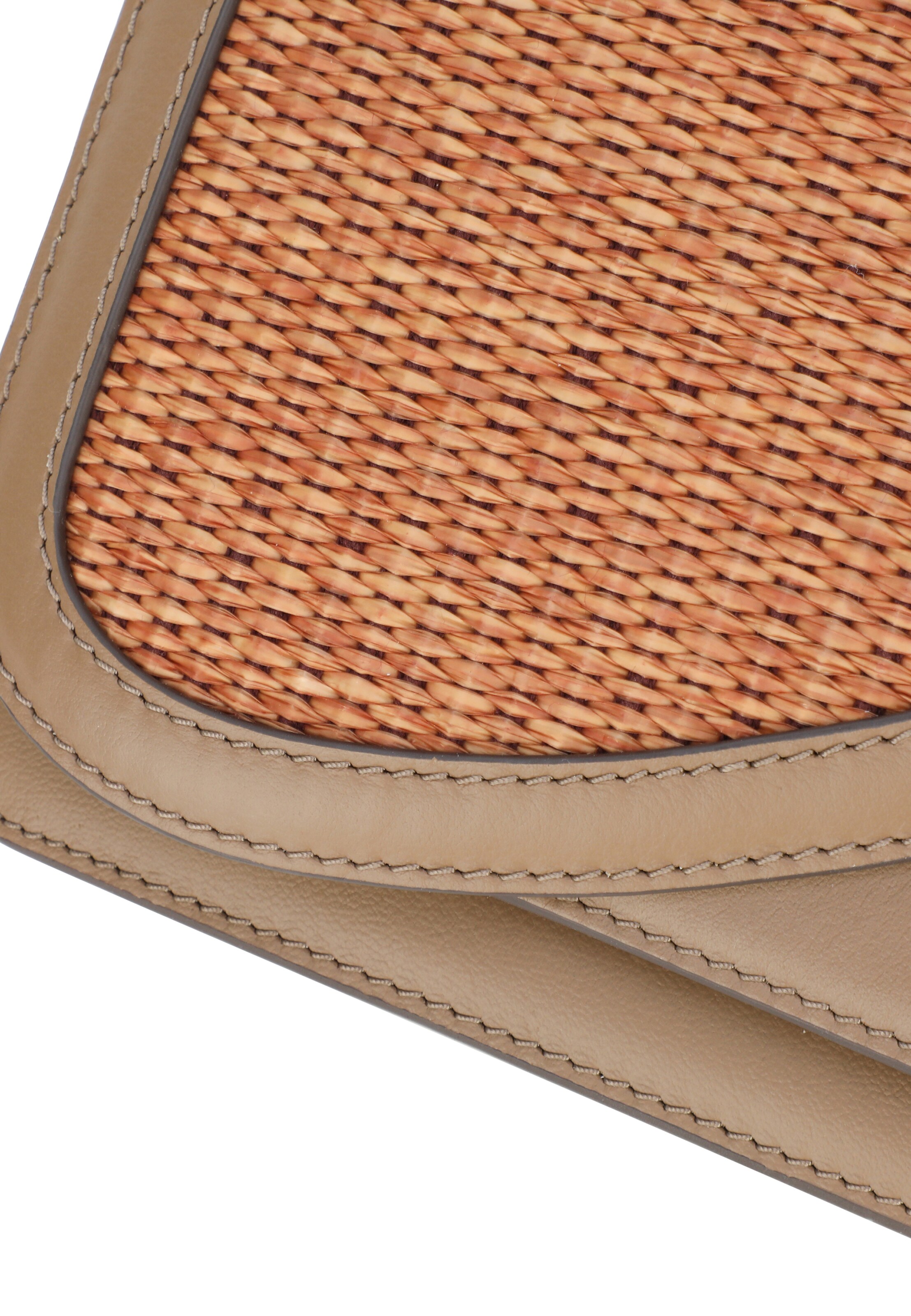 BOGNER Schoudertas 'Bex Rafia Eartha' in Bruin