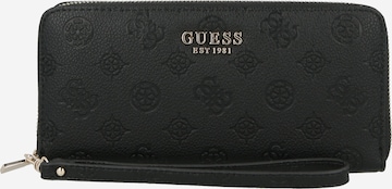 Porte-monnaies 'ELLA' GUESS en noir : devant