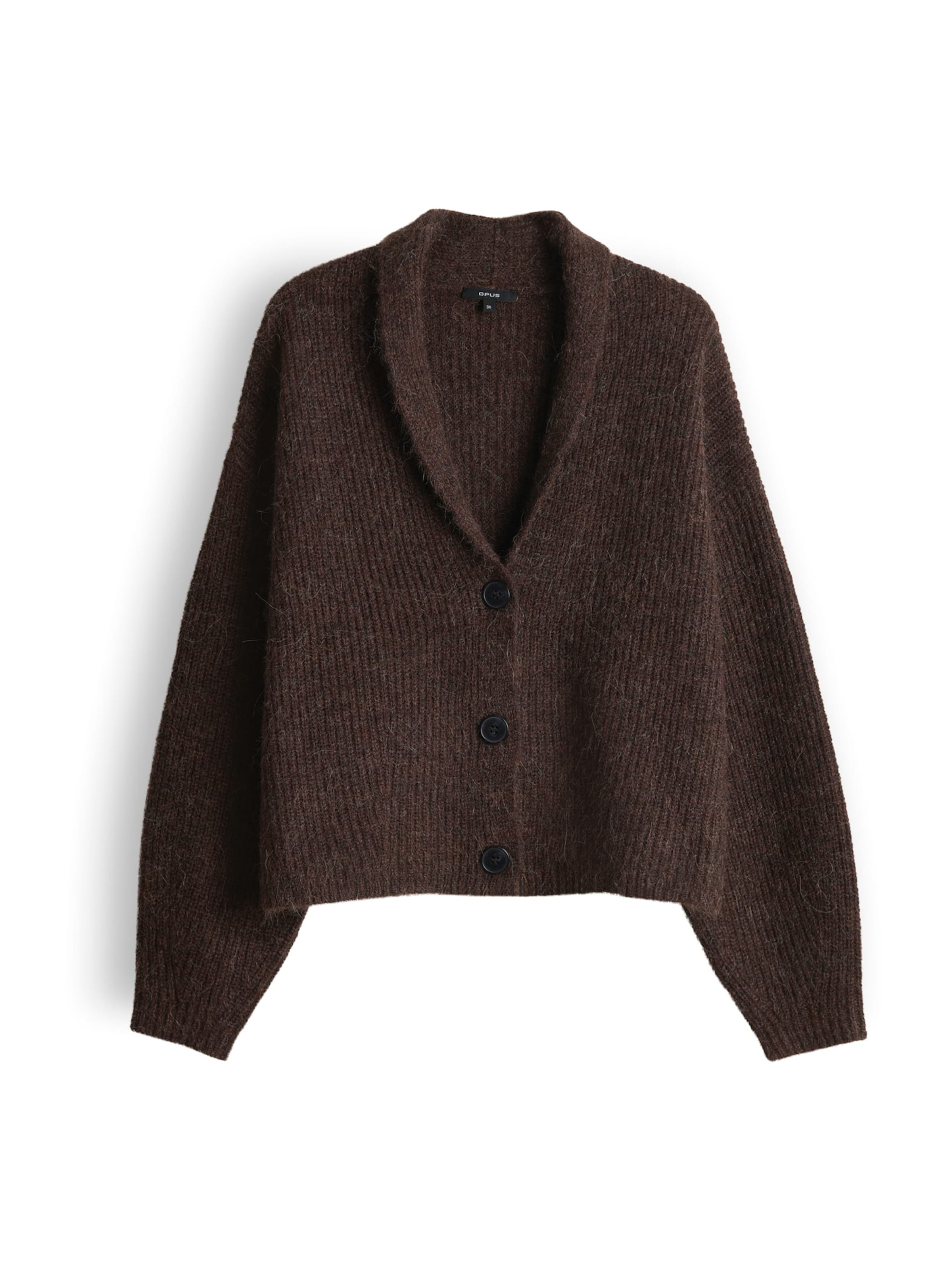 OPUS Kardigán 'Dusena' - barna: elől