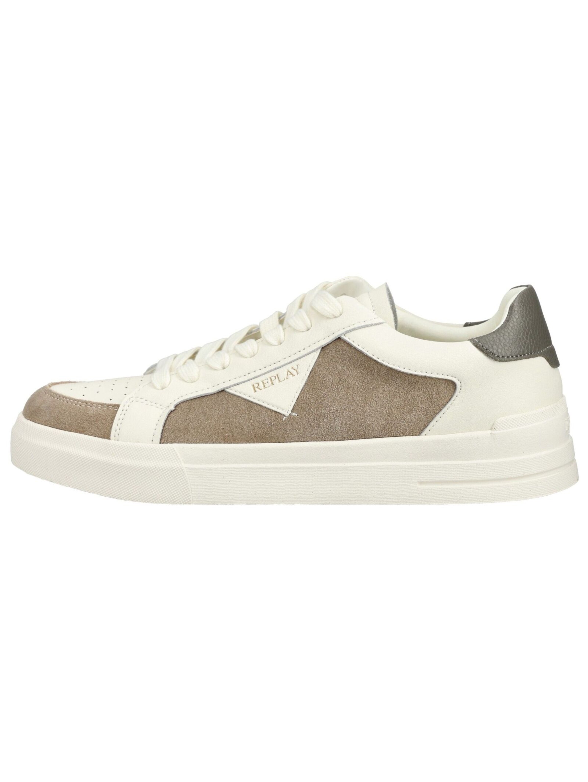 REPLAY Sneakers laag in Beige