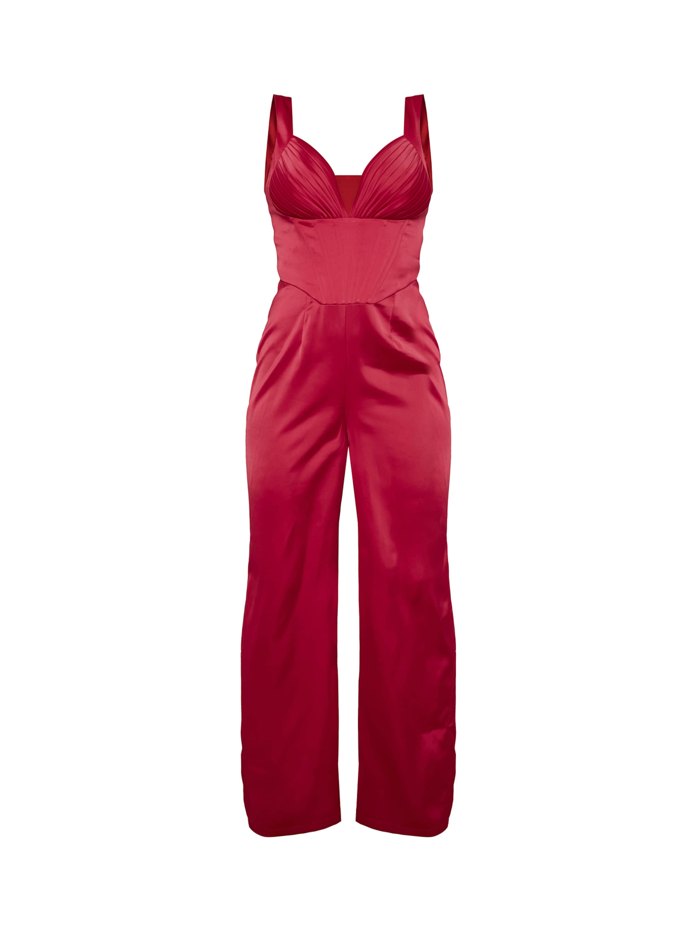 Chi Chi London - Jumpsuit en rojo: frente